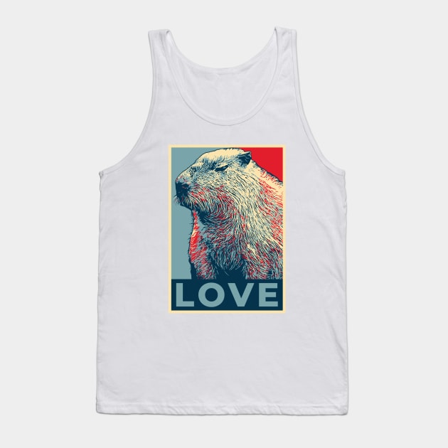 Capybara Love Tank Top by dan89